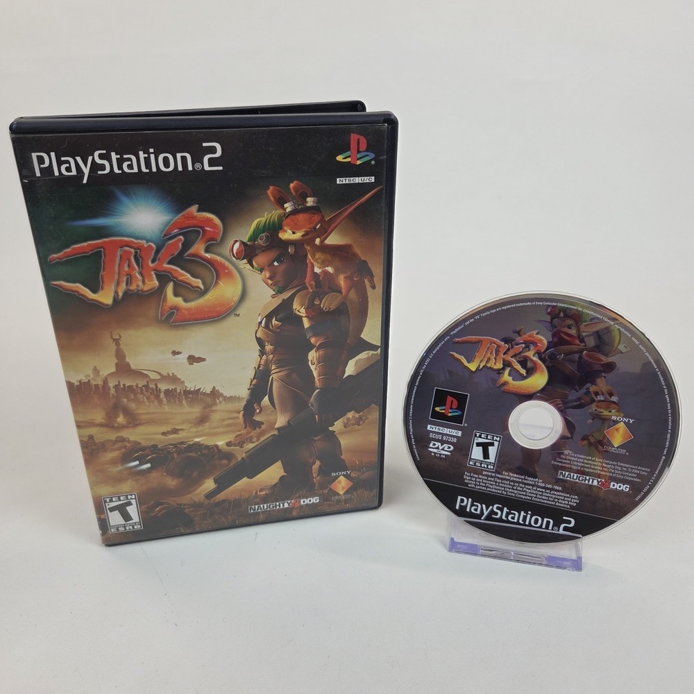Jak 3 PlayStation 2 PS2 Tested Black Label Naughty‎ Dog